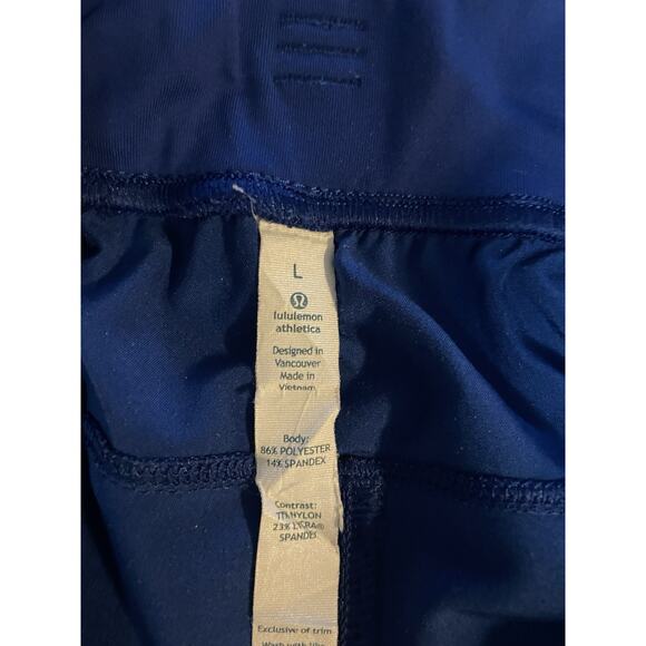 Lululemon T.H.E. Short *Linerless 11" Blue Men’s Size L EUC M7Y76S - Picture 7 of 7
